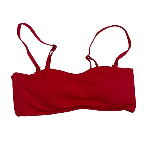 Andie Women's XS The Rio Swim Top Convertible Strap Cherry Red NWT - Picture 3 of 16